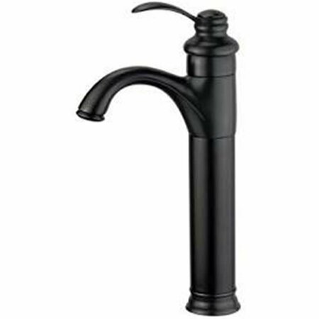 COMFORTCORRECT 2 x 4.9 x 12.3 in. Madrid Single Handle Bathroom Vanity Faucet New Black CO2799583